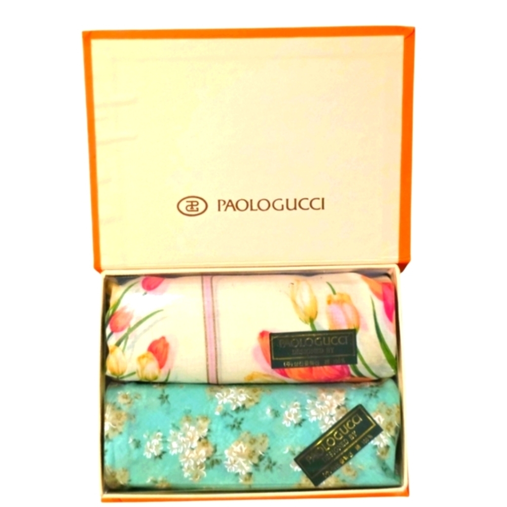 GUCCI Vintage NIB Hankerchief Collection NWT